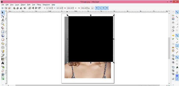 how to edit and crop image inkscape