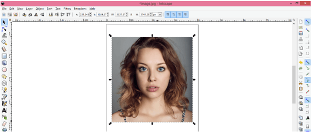 inkscape how to crop