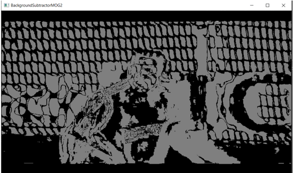 OpenCV background substration 4