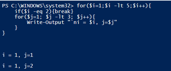 PowerShell Exit-1.4