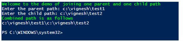PowerShell Join-Path 2