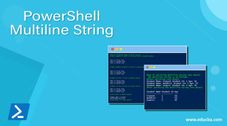 powershell-multiline-string-working-of-multiline-string-using-her-string