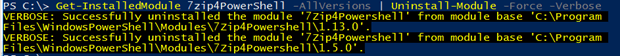 PowerShell uninstall module | How to use Uninstall module in PowerShell?