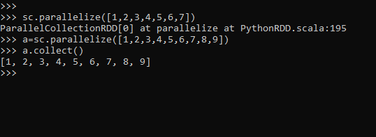 PySpark parallelize output 2