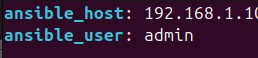 Variables in YAML format - host vars