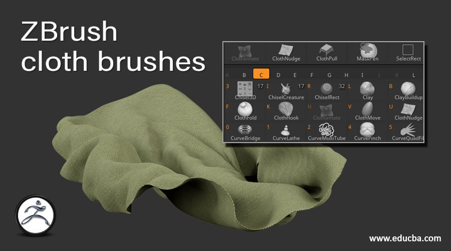 ZBrush cloth brushes