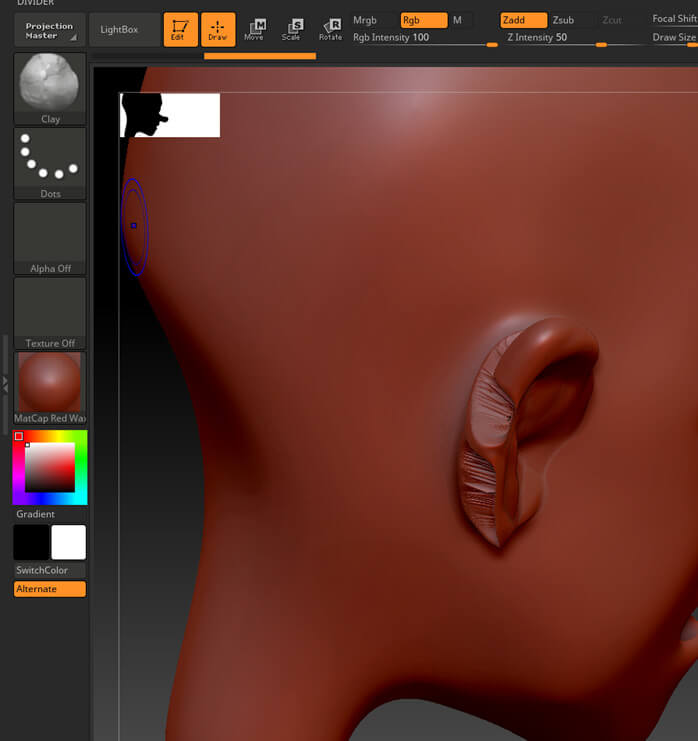 ZBrush sculpting output 10