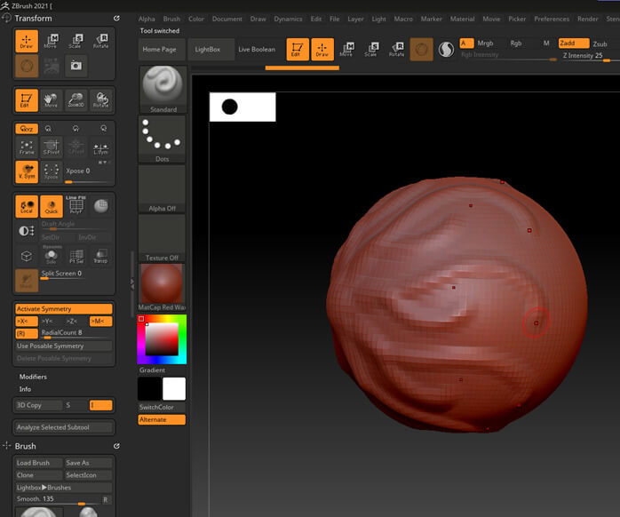 ZBrush sculpting output 16