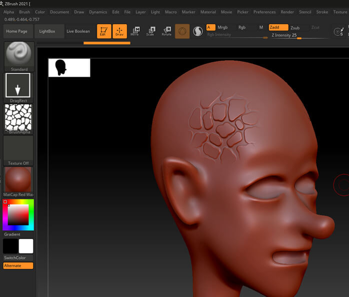 ZBrush sculpting output 32