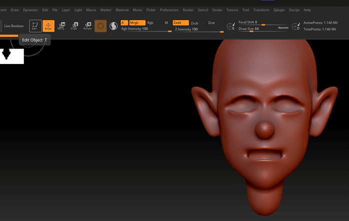 ZBrush sculpting output 4