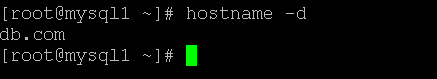 hostname 1
