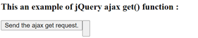 jQuery Ajax get output 1
