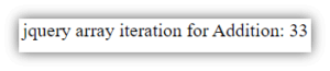 jQuery array iteration | Learn How to perform array iteration in jquery?