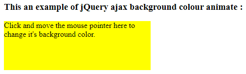 jQuery background color animate | Learn the Working and Examples
