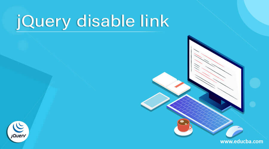 jQuery disable link