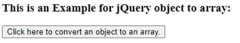 jQuery object to array 1