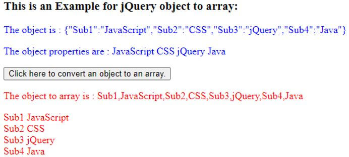 jQuery object to array 2