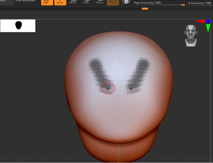 mask clear no hotkey zbrush