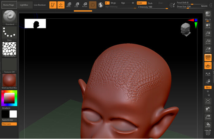 zbrush and select brush