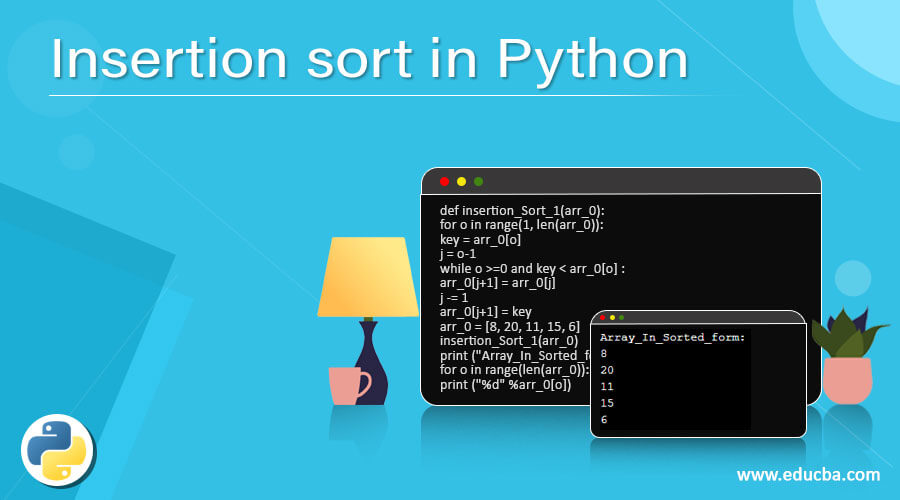 Insertion sort in Python