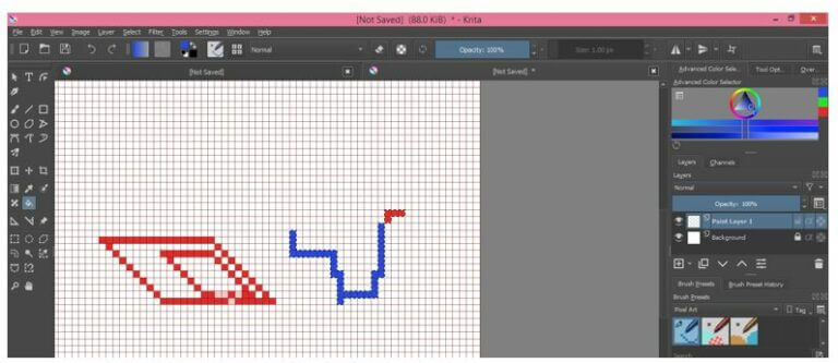 pixel art krita tutorial