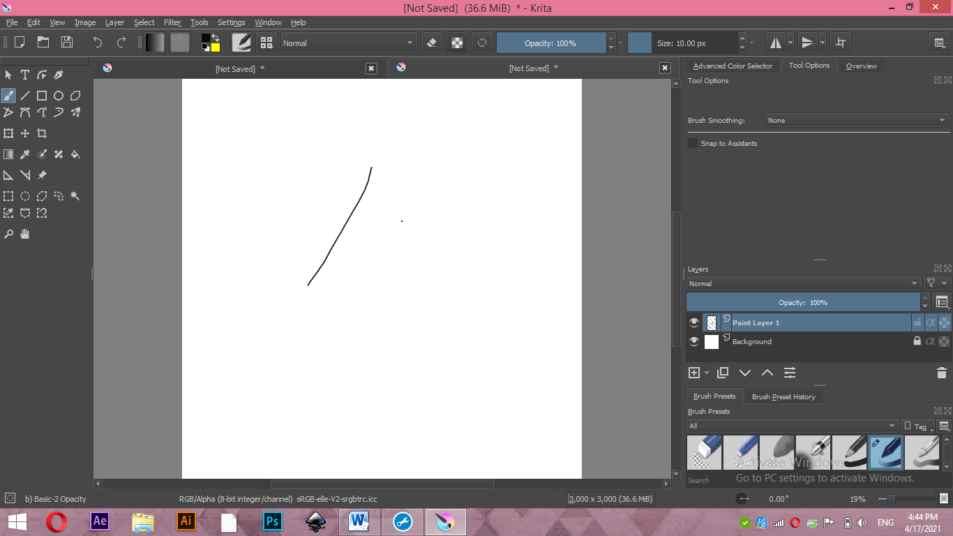 Krita Stabilizer Output 14