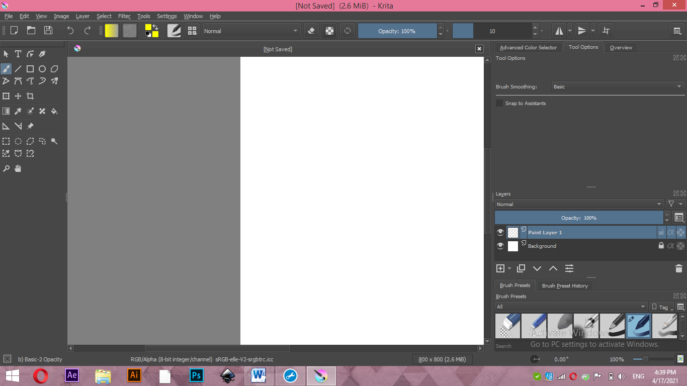 Krita Stabilizer Output 8