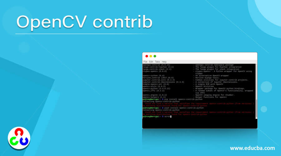OpenCV contrib