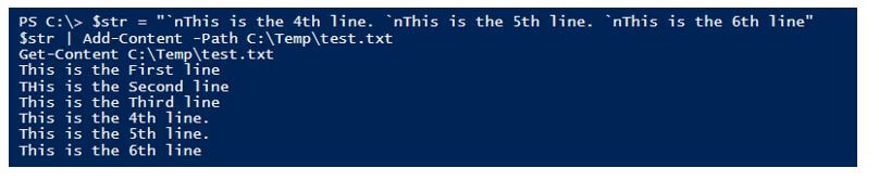 PowerShell Append to File 7
