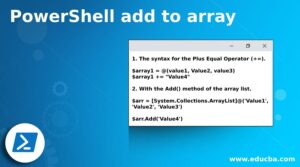 PowerShell add to array | How does PowerShell add to array Works?