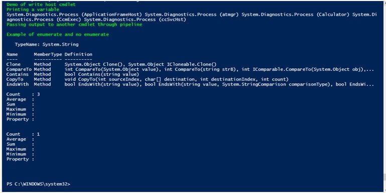 how to write a powershell script