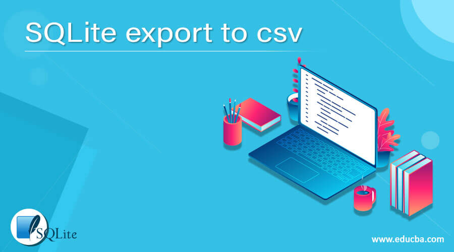 SQLite export to csv