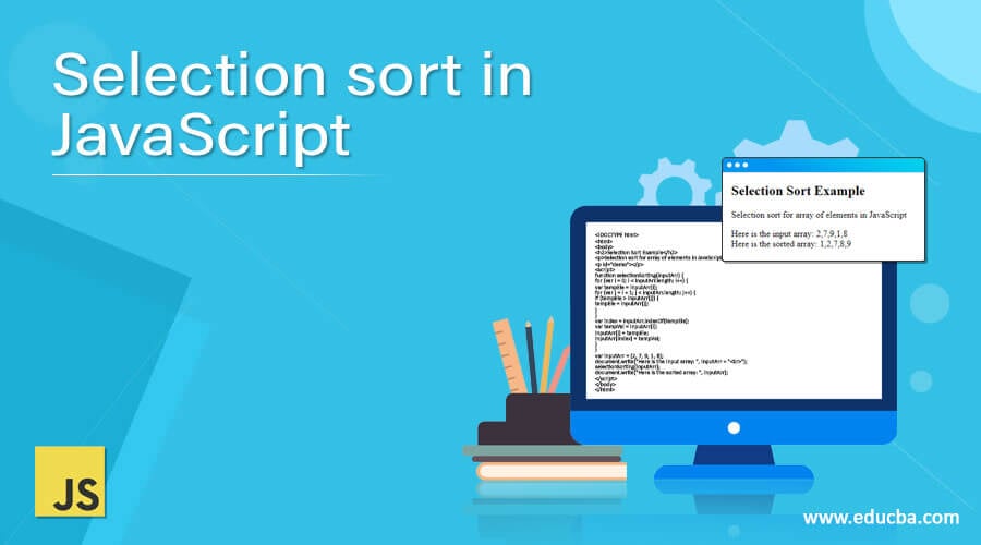 Selection sort in JavaScript