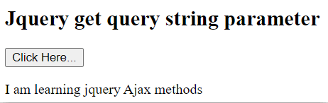 ajax methods