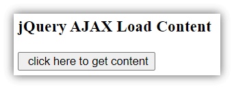 jQuery ajax load output 1