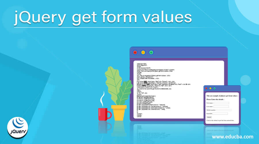 jQuery get form values