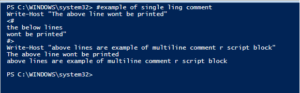PowerShell block Comment | Guide to PowerShell block Comment