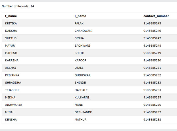 DB2 Query 1