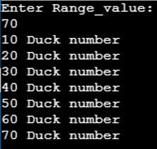 Duck Number in Java Output 3