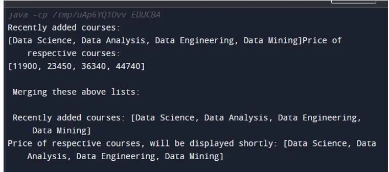 Java Collection Methods 12