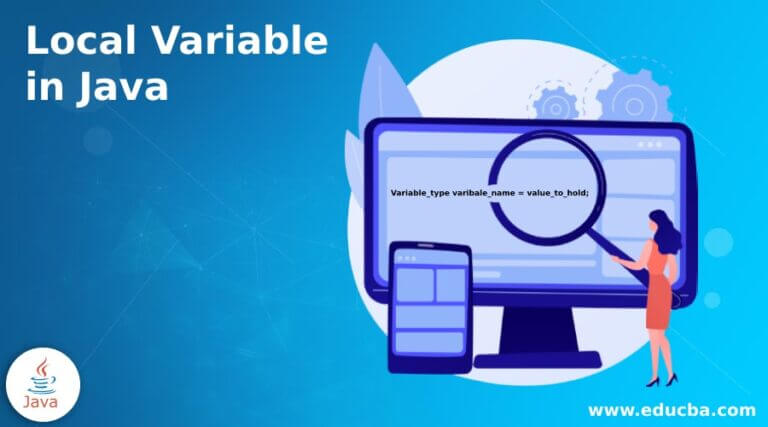 java local variable assignment