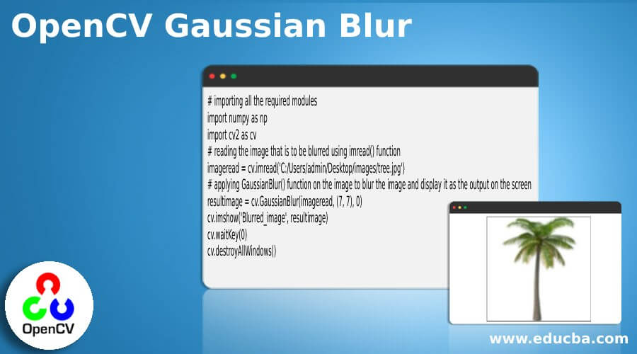 OpenCV Gaussian Blur