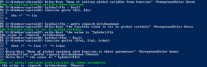 PowerShell Global variable | how to define a global variable?