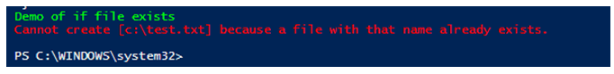 PowerShell if File Exists-1.2