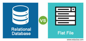 flat file vs relational database a level computer science