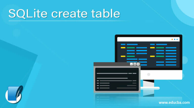 SQLite create table | How to create table in SQLite | Example