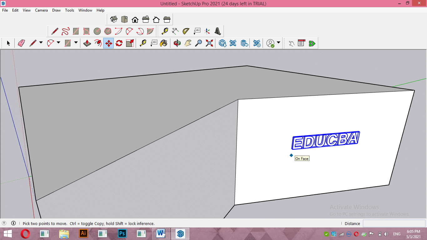 SketchUp 3D text Output 14