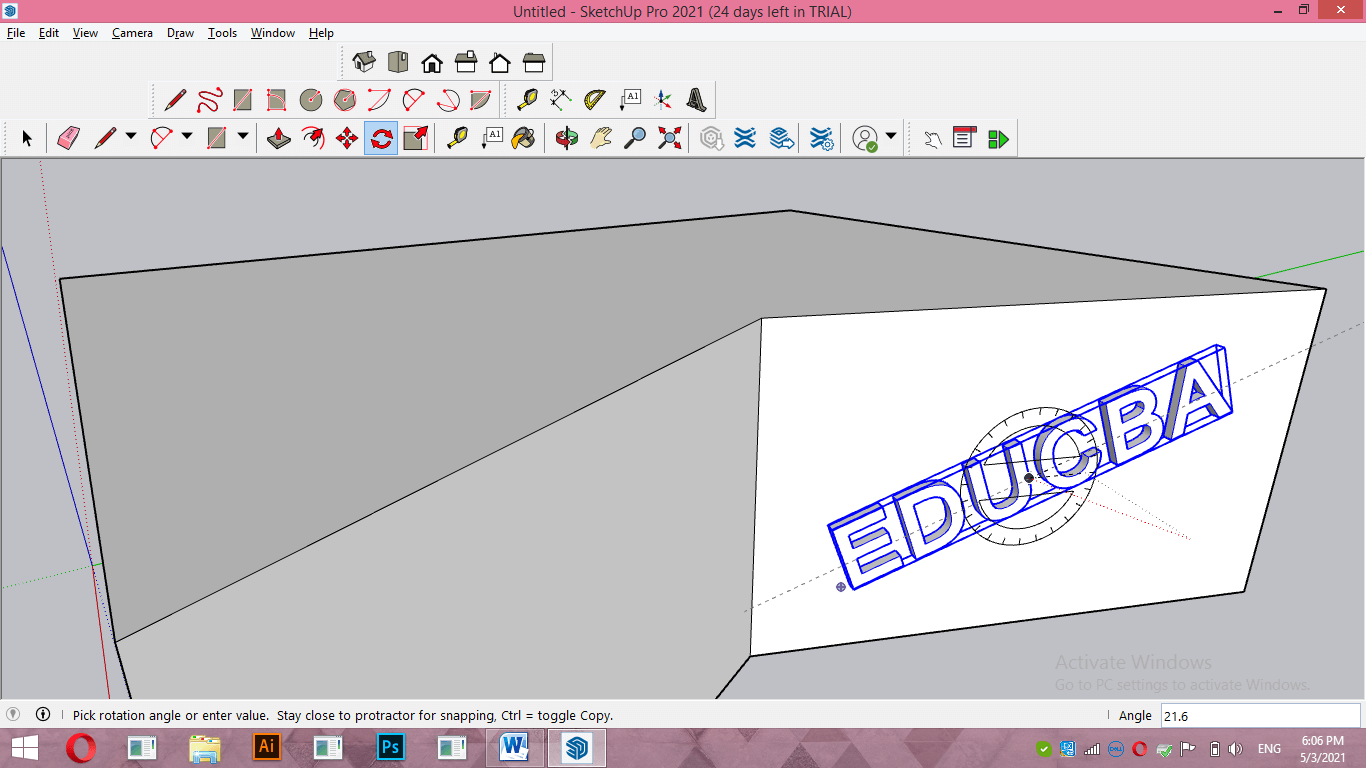 SketchUp 3D text Output 17