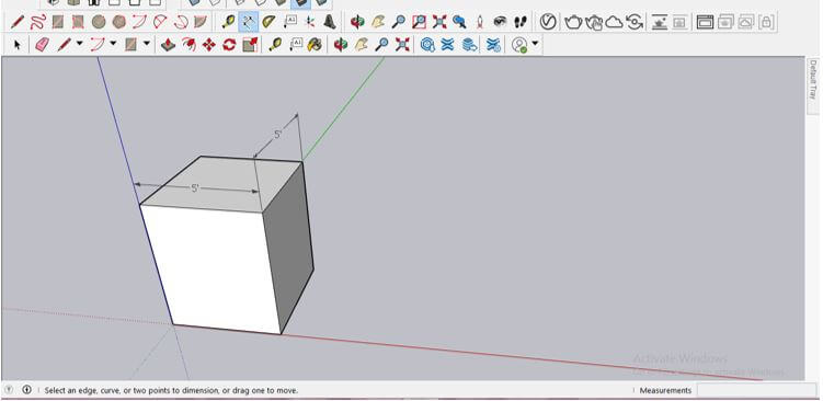 SketchUp Change Dimensions Output 16