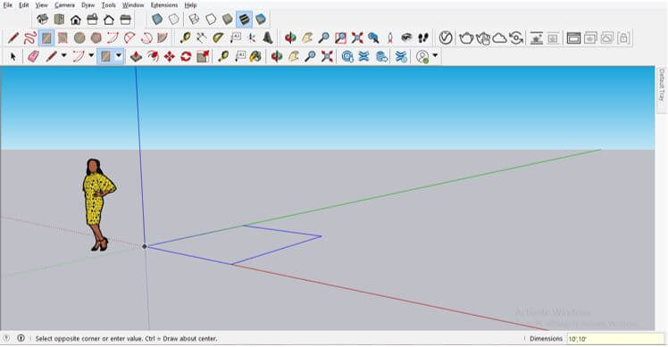 SketchUp Change Dimensions Output 2